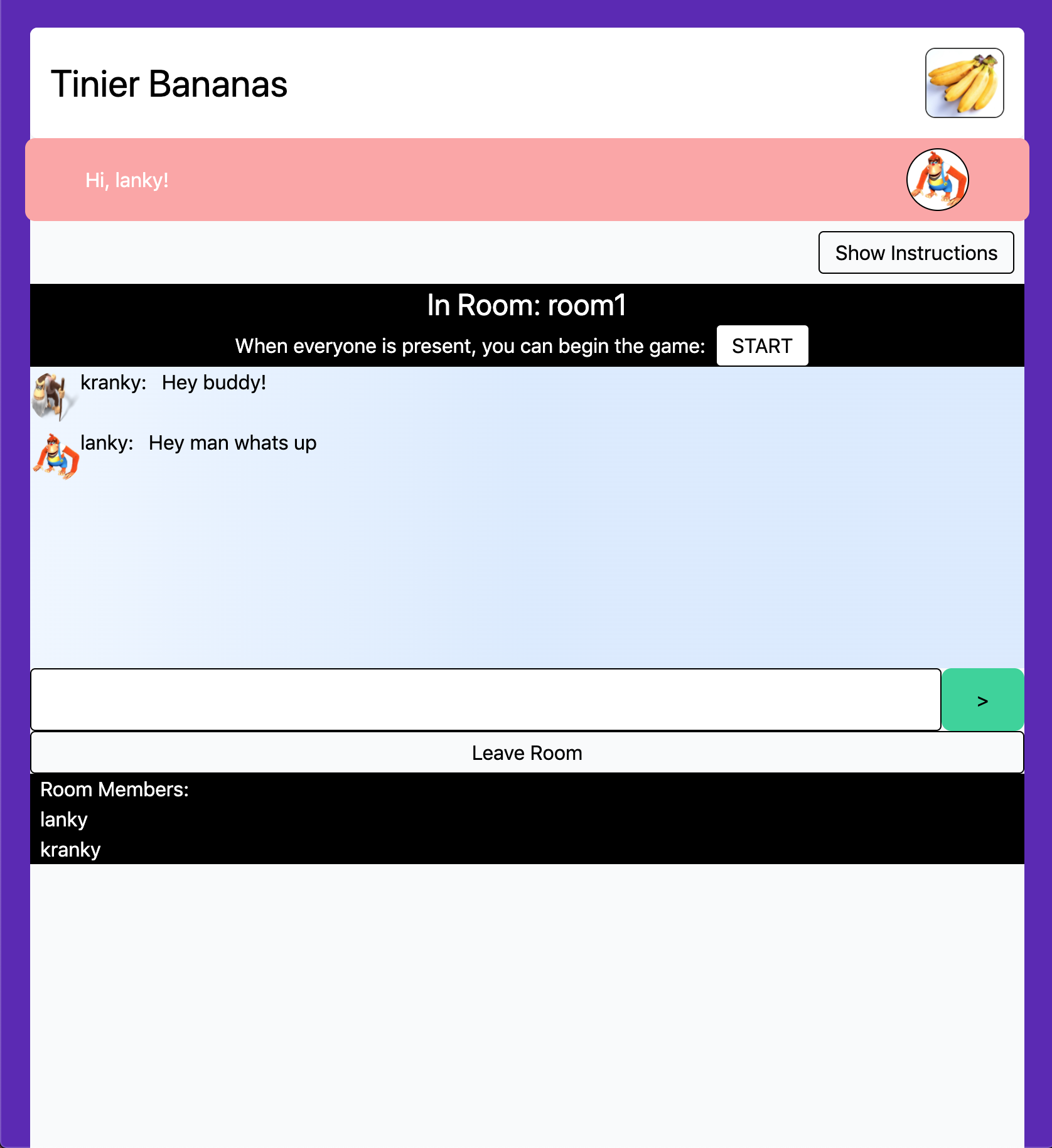 Tinier Bananas